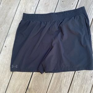 Under Armour Black Loose Fitting Heatgear Shorts Size: XL